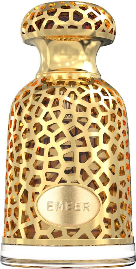 Lattafa Emeer woda perfumowana 100ml w eleganckim złotym flakonie - orientalne perfumy unisex arabskiej marki Lattafa