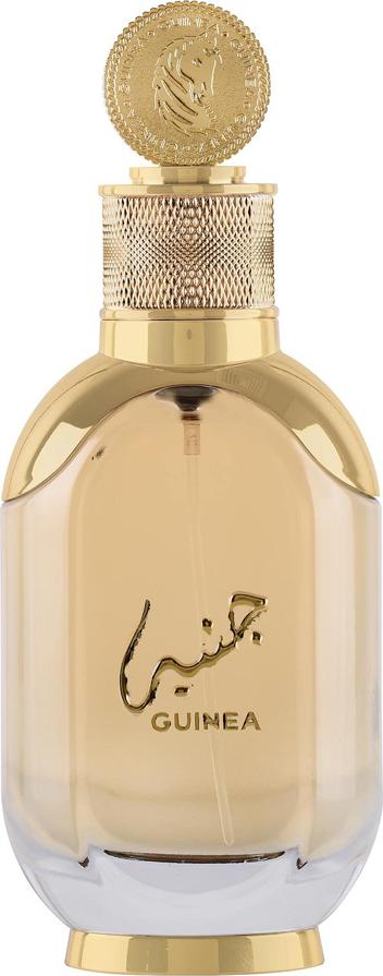 Flacon perfum Lattafa Guinea woda perfumowana 100ml w eleganckim opakowaniu - orientalno-kwiatowy zapach unisex marki Lattafa