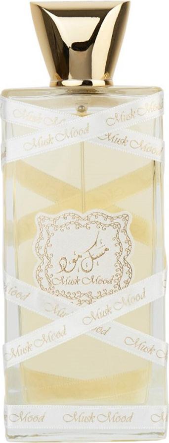 Lattafa Musk Mood woda perfumowana 100ml w eleganckim flakonie - orientalny zapach unisex z nutami piżma, wanilii i drzewa sandałowego