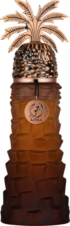 Flacon perfum Lattafa Ajwaa woda perfumowana 100ml unisex z eleganckim opakowaniem, luksusowy arabski zapach ambrowy na wieczorne okazje