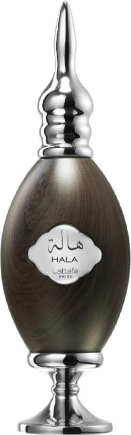 Flacon wody perfumowanej Lattafa Hala 100ml w eleganckim opakowaniu - orientalny zapach damski z nutami cytrusów, jaśminu i wanilii