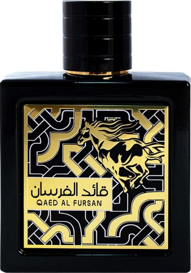 Flacon wody perfumowanej Lattafa Qaed Al Fursan 90ml - orientalne perfumy unisex z eleganckim opakowaniem marki Lattafa
