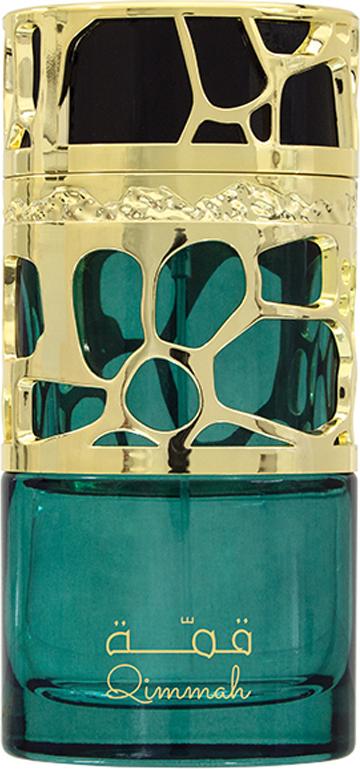 Flacon wody perfumowanej Lattafa Qimmah for Women 100ml - orientalne perfumy damskie z nutami kawy, jaśminu i wanilii w eleganckim opakowaniu