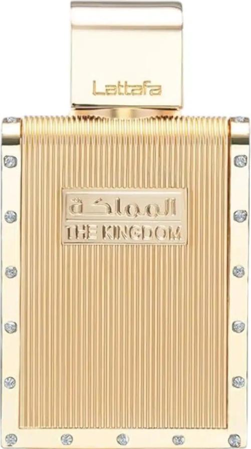 Flacon wody perfumowanej Lattafa The Kingdom Men 100ml w eleganckim opakowaniu - luksusowy zapach dla mężczyzn z nutami szałwii i wanilii