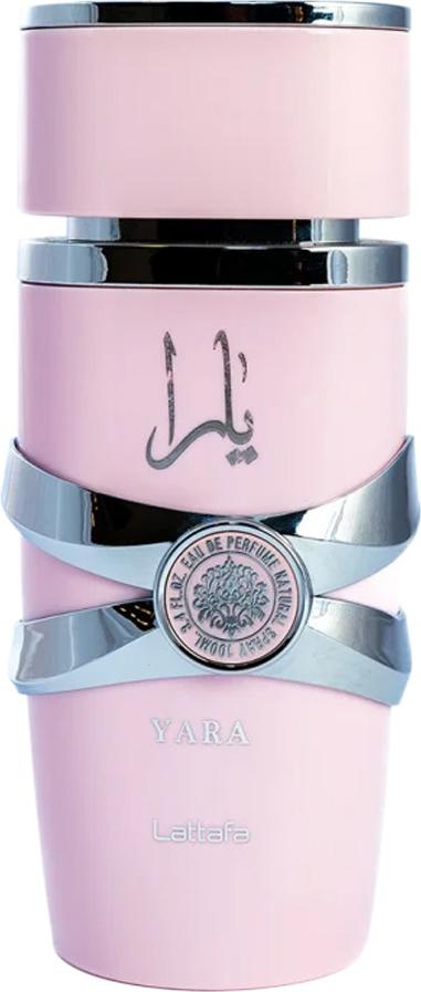 Flacon wody perfumowanej Lattafa Yara 100ml dla kobiet - orientalno-waniliowa kompozycja z orchideą i wanilią w eleganckiej butelce
