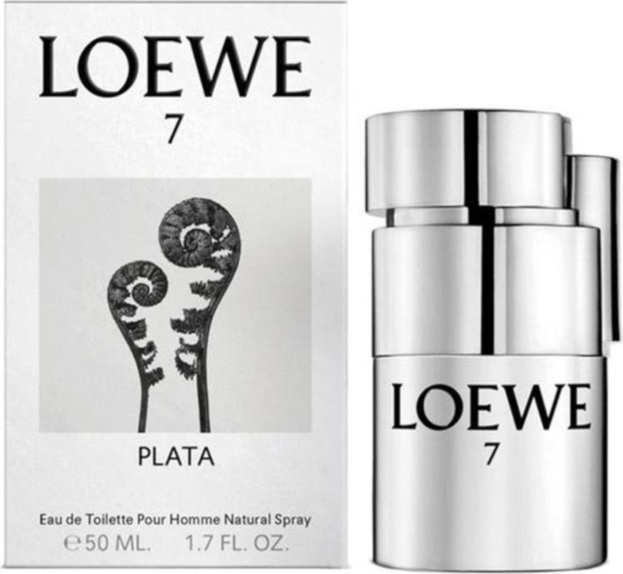 Loewe 7 Plata woda toaletowa 50ml w designerskim flakonie - męskie perfumy aromatyczno-fougere z mandarynką, miętą i piżmem od marki Loewe