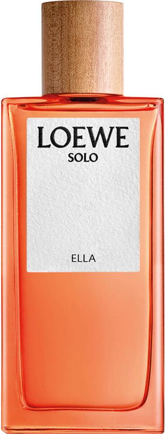 Loewe Solo Loewe Ella woda perfumowana 100 ml - elegancki flacon perfum damskich marki Loewe na białym tle z widocznym logo i nazwą