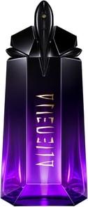 Flakon perfum MUGLER Alien Extraintense Woda Perfumowana w purpurowo-czarnym kolorze z charakterystycznym designem marki Mugler