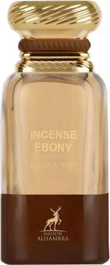 Flacon perfum Maison Alhambra Incense Ebony woda perfumowana 80ml - orientalny zapach unisex z kadzidłem i hebanem w eleganckim opakowaniu
