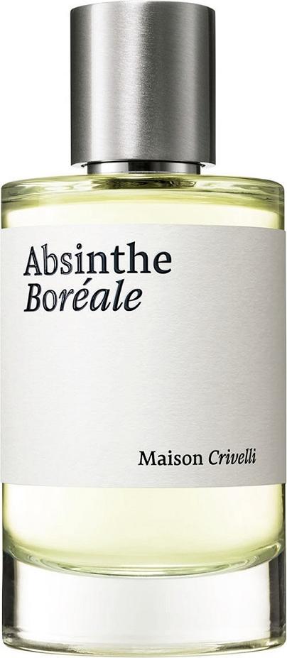 Flacon perfum Maison Crivelli Absinthe Boréale woda perfumowana 30ml na białym tle z eleganckim opakowaniem marki Maison Crivelli