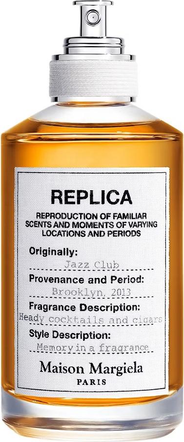 Flacon wody toaletowej Maison Margiela Replica Jazz Club 100ml - eleganckie opakowanie męskich perfum o orientalnej kompozycji zapachowej