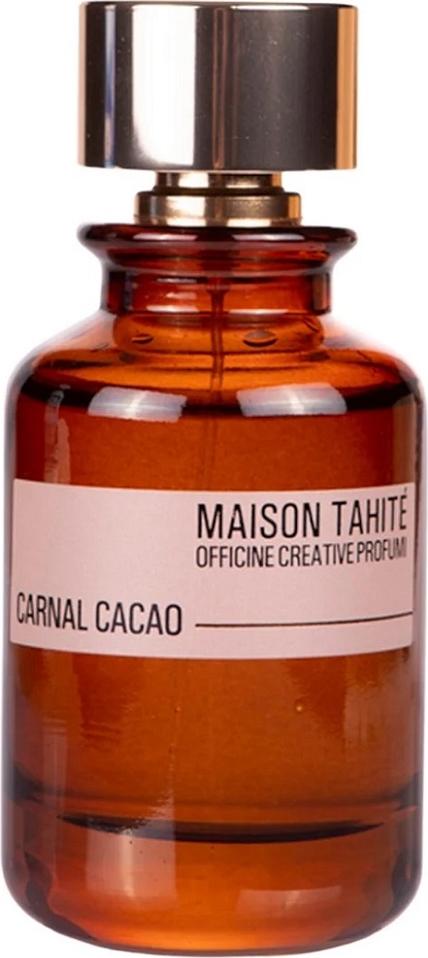 Flacon wody perfumowanej Maison Tahité Carnal Cacao 100ml - eleganckie opakowanie luksusowych perfum orientalno-gourmand z nutami kakao