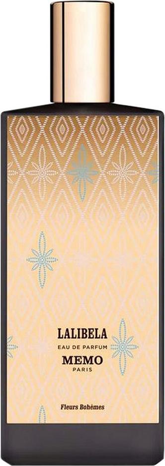 Flacon wody perfumowanej Memo Paris Les Echappées Lalibela 75ml z eleganckim opakowaniem na białym tle - orientalny zapach unisex