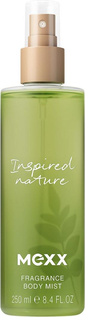 Mexx Inspired Nature mgiełka do ciała 250ml - flacon z kwiatowo-owocowym zapachem z bergamotką, jaśminem i drzewem sandałowym