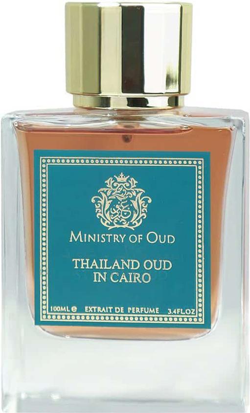 Flacon ekstraktu perfum Ministry of Oud Thailand Oud in Cairo 100ml - orientalna kompozycja unisex z tajskim oud i przyprawami w eleganckim opakowaniu