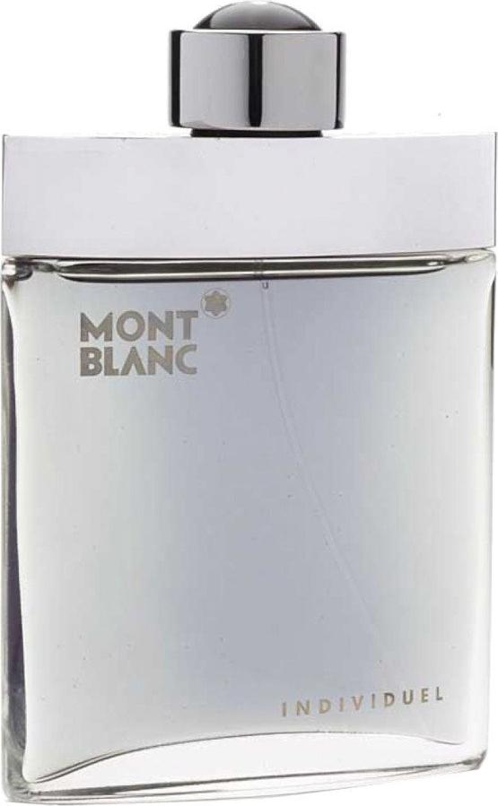 Flacon wody toaletowej Montblanc Individuel Men 75ml w eleganckim opakowaniu, orientalne perfumy męskie z nutami drzewa sandałowego