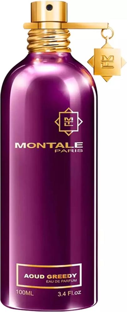 Flacon wody perfumowanej Montale Aoud Greedy Unisex 100ml na białym tle - luksusowe perfumy orientalne z oud dla kobiet i mężczyzn