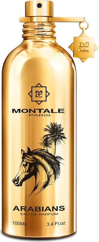 Flacon wody perfumowanej Montale Arabians unisex 100ml z orientalną kompozycją różanego drewna, patchouli i białego piżma na białym tle