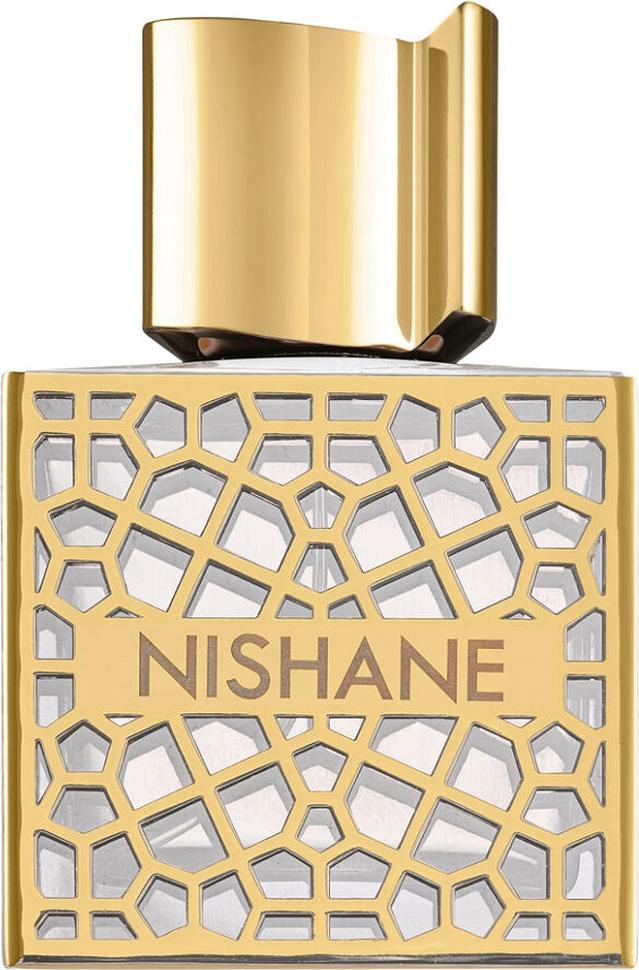 Flacon perfum NISHANE Hacivat Oud z Prestige Collection 50ml - luksusowe niszowe perfumy z oudem i ananasem w eleganckim opakowaniu marki NISHANE