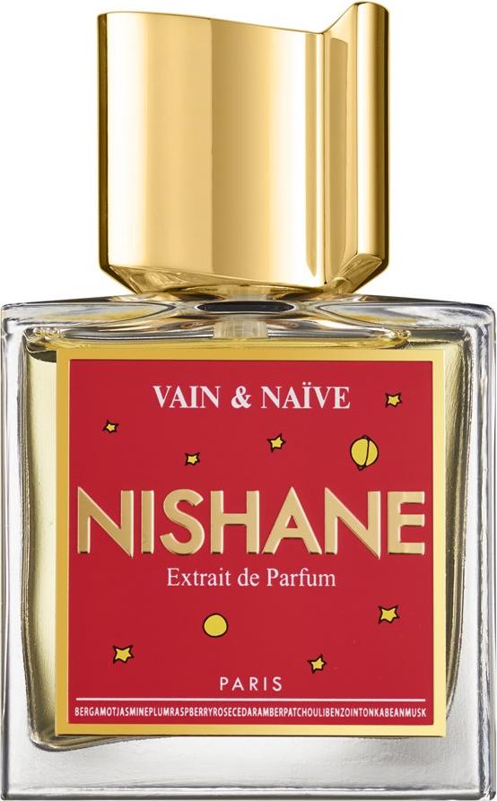 Flacon perfum NISHANE VAIN & NAIVE 50ml z eleganckim opakowaniem, luksusowe kwiatowo-owocowe perfumy inspirowane historią Małego Księcia