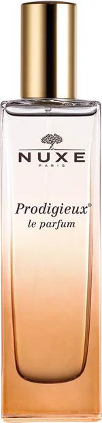 Flacon wody perfumowanej NUXE Prodigieux Le Parfum 50ml w eleganckim opakowaniu marki NUXE na białym tle z widocznym logo i nazwą produktu