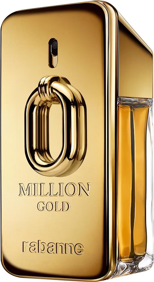 Flacon wody perfumowanej Paco Rabanne Million Gold 50ml w złotym opakowaniu - luksusowe perfumy męskie z nutami cedru i sandałowca
