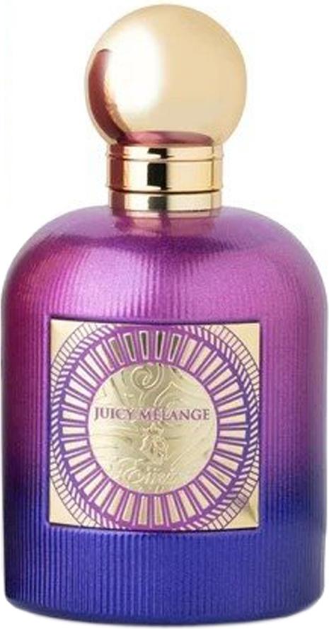 Flacon wody perfumowanej Emir Juicy Melange 100ml - unisex zapach owocowo-kwiatowy ze śliwką, truskawką i jaśminem w eleganckim opakowaniu