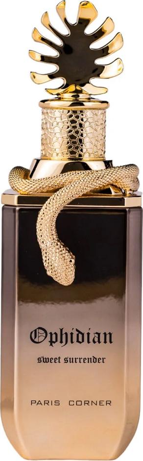 Flacon perfum Paris Corner Ophidian Sweet Surrender woda perfumowana unisex 100ml z eleganckim opakowaniem na białym tle