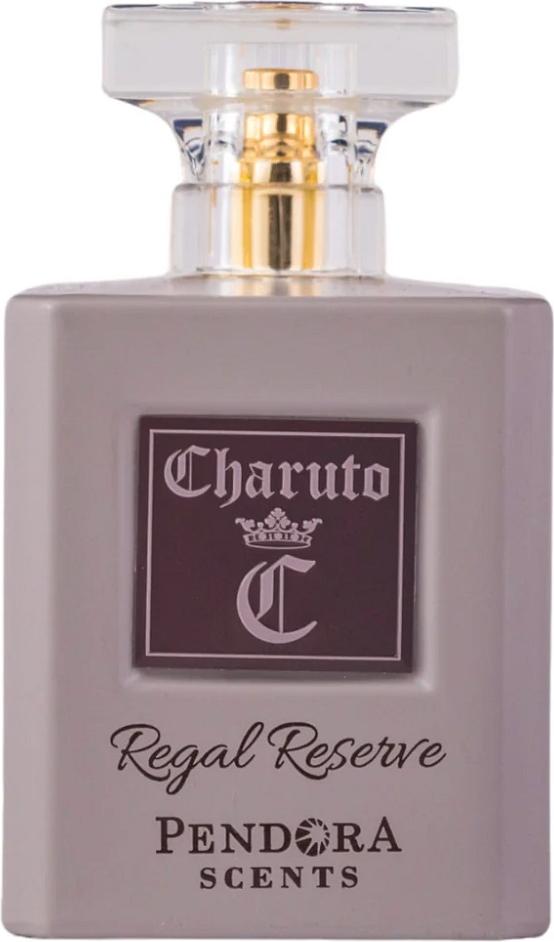 Flacon perfum Pendora Scents Charuto Regal Reserve woda perfumowana 100ml - luksusowe unisex perfumy z eleganckim opakowaniem na białym tle