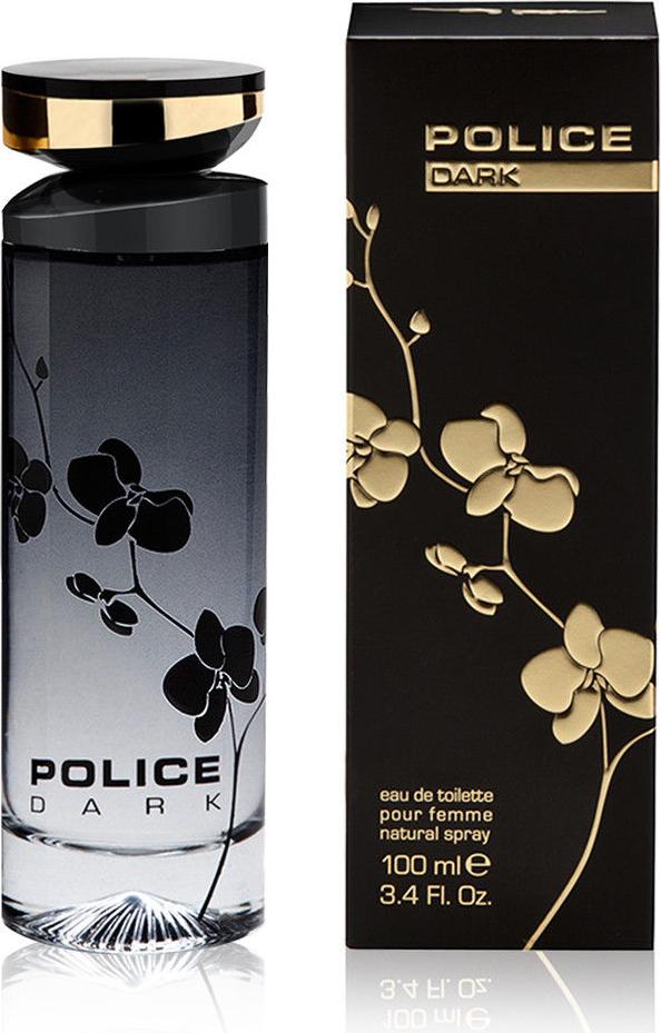 Flacon perfum Police Contemporary Dark Woman Woda toaletowa 100ml na białym tle - eleganckie opakowanie zapachu dla kobiet
