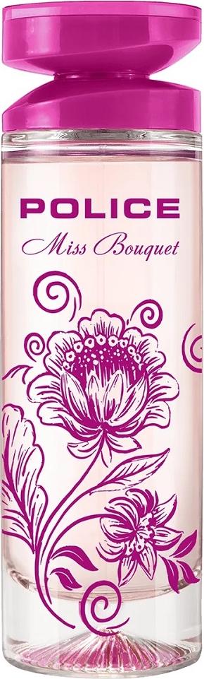 Flacon Police Contemporary Miss Bouquet woda toaletowa 100ml dla kobiet z opakowaniem marki Police na białym tle