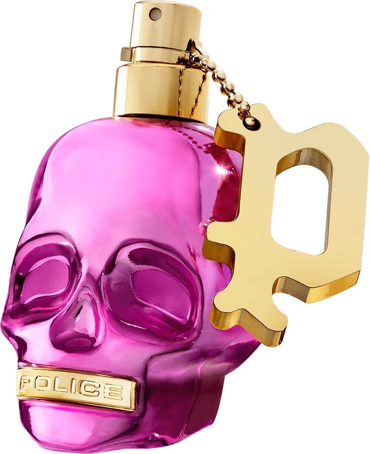 Flacon perfum Police To Be #Freetodare for Woman woda perfumowana 40ml na białym tle z eleganckim opakowaniem marki Police