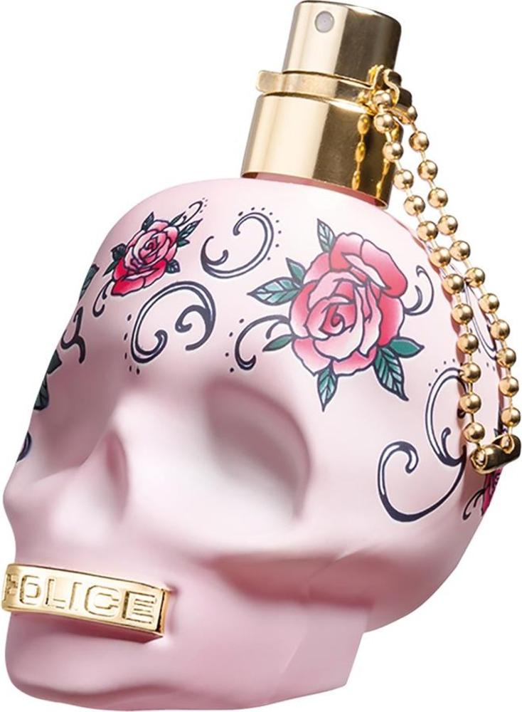 Flacon wody perfumowanej Police Tattooart 40ml dla kobiet z eleganckim opakowaniem marki Police na białym tle