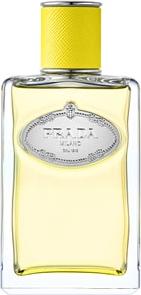Flacon Prada Les Infusions d'Ylang woda perfumowana 100ml z eleganckim opakowaniem marki Prada na białym tle - kwiatowe perfumy damskie
