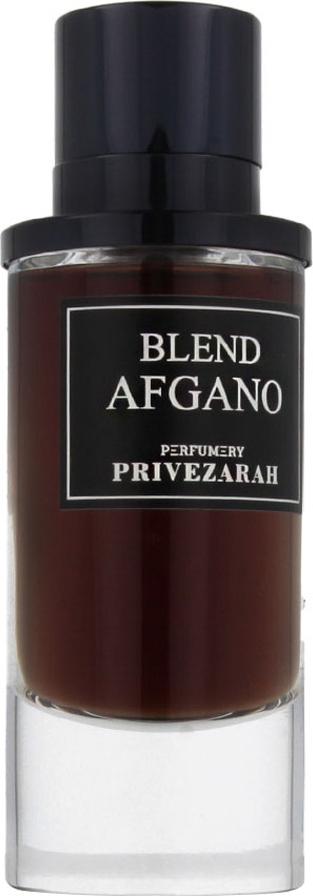 Flacon perfum Prive Zarah Blend Afgano woda perfumowana 80ml dla mężczyzn z eleganckim opakowaniem na białym tle