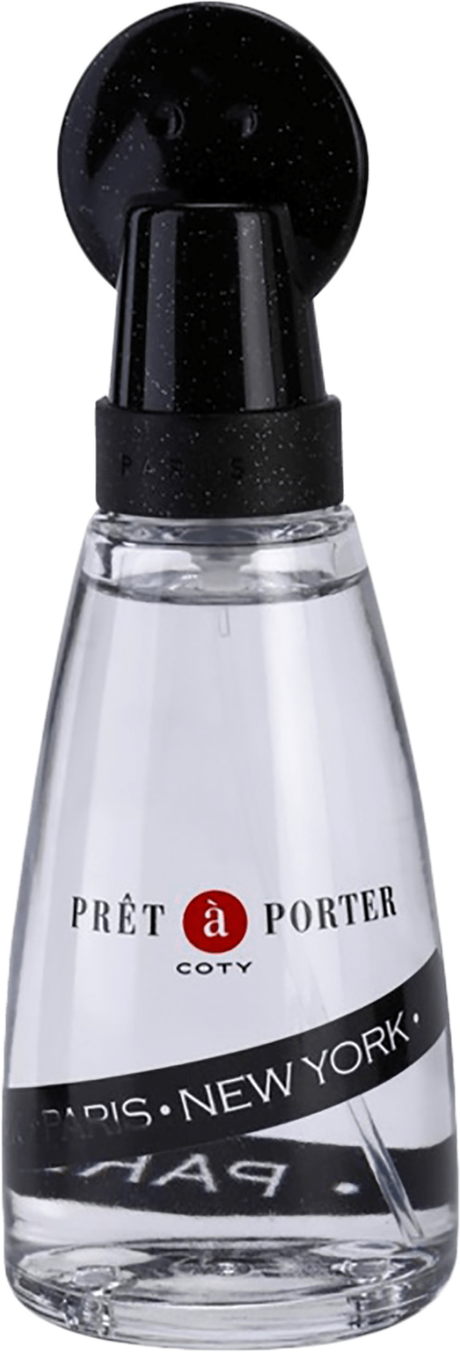 Flacon wody toaletowej Coty Pret a Porter 50ml - eleganckie perfumy orientalno-kwiatowe dla kobiet w stylowym opakowaniu marki Coty