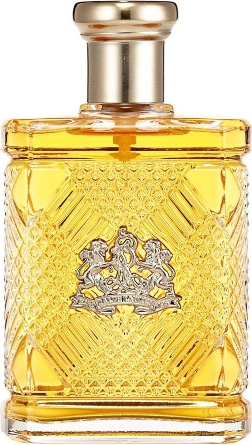Flacon wody toaletowej Ralph Lauren Safari for Men 125 ml - męskie perfumy w eleganckiej butelce z logo marki Ralph Lauren na białym tle