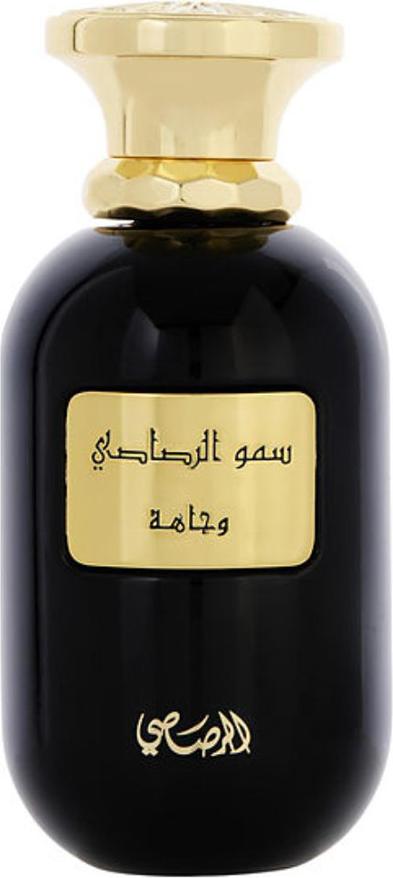 Flacon perfum Rasasi Somow Al Rasasi Wajaha woda perfumowana 100ml - luksusowe arabskie perfumy unisex z eleganckim opakowaniem marki Rasasi