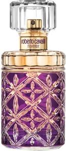 Flacon perfum Roberto Cavalli Florence woda perfumowana 75ml z eleganckim opakowaniem marki Roberto Cavalli na białym tle