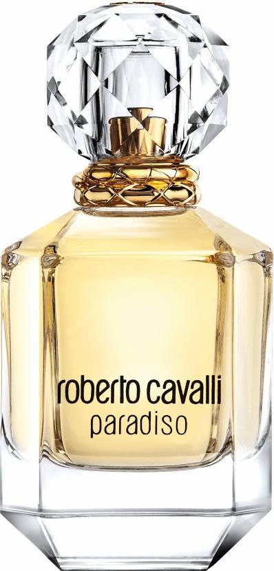 Flacon perfum Roberto Cavalli Paradiso woda perfumowana 75ml w eleganckiej butelce, luksusowe perfumy damskie marki Roberto Cavalli