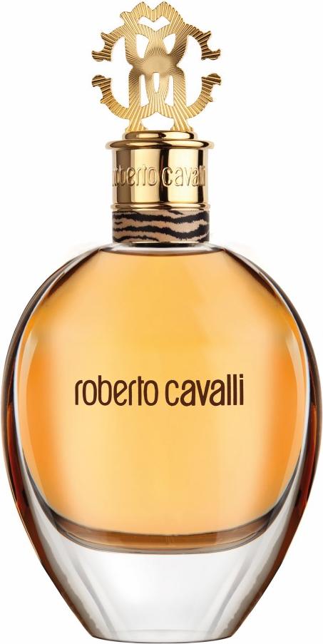 Flacon perfum Roberto Cavalli Eau De Parfum 75ml woda perfumowana dla kobiet w eleganckim opakowaniu na białym tle