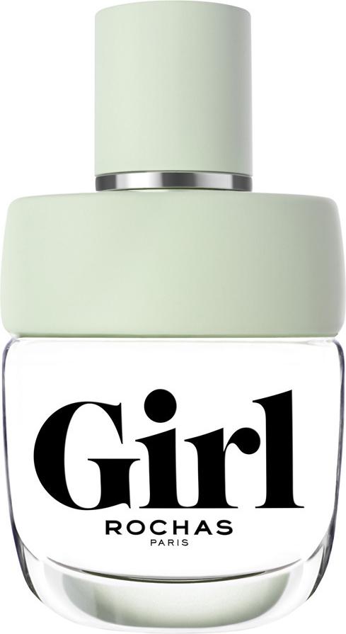 Rochas Girl woda toaletowa 100ml w oliwkowym flakonie - eleganckie perfumy kwiatowo-drzewne dla kobiet z nutami porzeczki i jaśminu