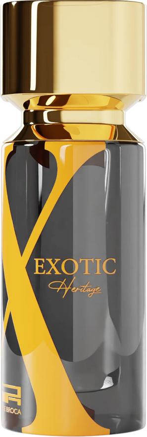 Flacon wody perfumowanej Rue Broca Exotic Heritage 100ml dla mężczyzn z eleganckim opakowaniem prezentujący luksusowy męski zapach marki