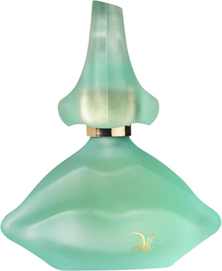 Salvador Dali Laguna woda toaletowa 100ml w charakterystycznym flakonie w kształcie ust Afrodyty na białym tle z eleganckim opakowaniem