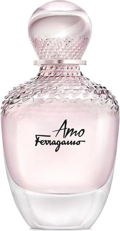 Flacon wody perfumowanej Amo Ferragamo na eleganckim tle - luksusowe perfumy damskie marki Salvatore Ferragamo w stylowym opakowaniu