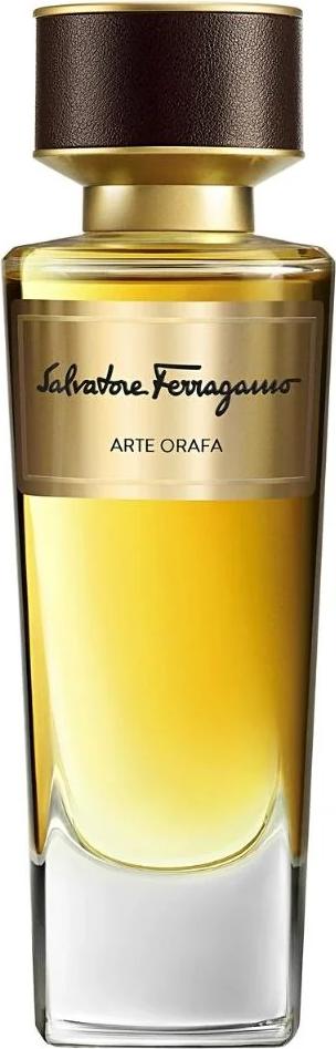 Flacon perfum SALVATORE FERRAGAMO Tuscan Creations Arte Orafa woda perfumowana z eleganckim opakowaniem na białym tle - luksusowe perfumy