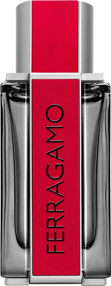 Flacon wody perfumowanej SALVATORE FERRAGAMO Red Leather dla mężczyzn - eleganckie opakowanie zmysłowego zapachu cytrusowo-aromatycznego