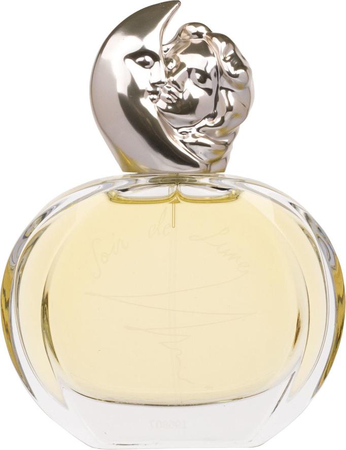 Flacon wody perfumowanej Sisley Soir de Lune 50ml na białym tle - eleganckie perfumy damskie owocowo-szyprowe marki Sisley w szklanym opakowaniu