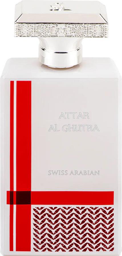 Flacon wody perfumowanej Swiss Arabian Attar Al Ghutra 100ml dla mężczyzn z eleganckim opakowaniem prezentującym luksusową kompozycję zapachową marki