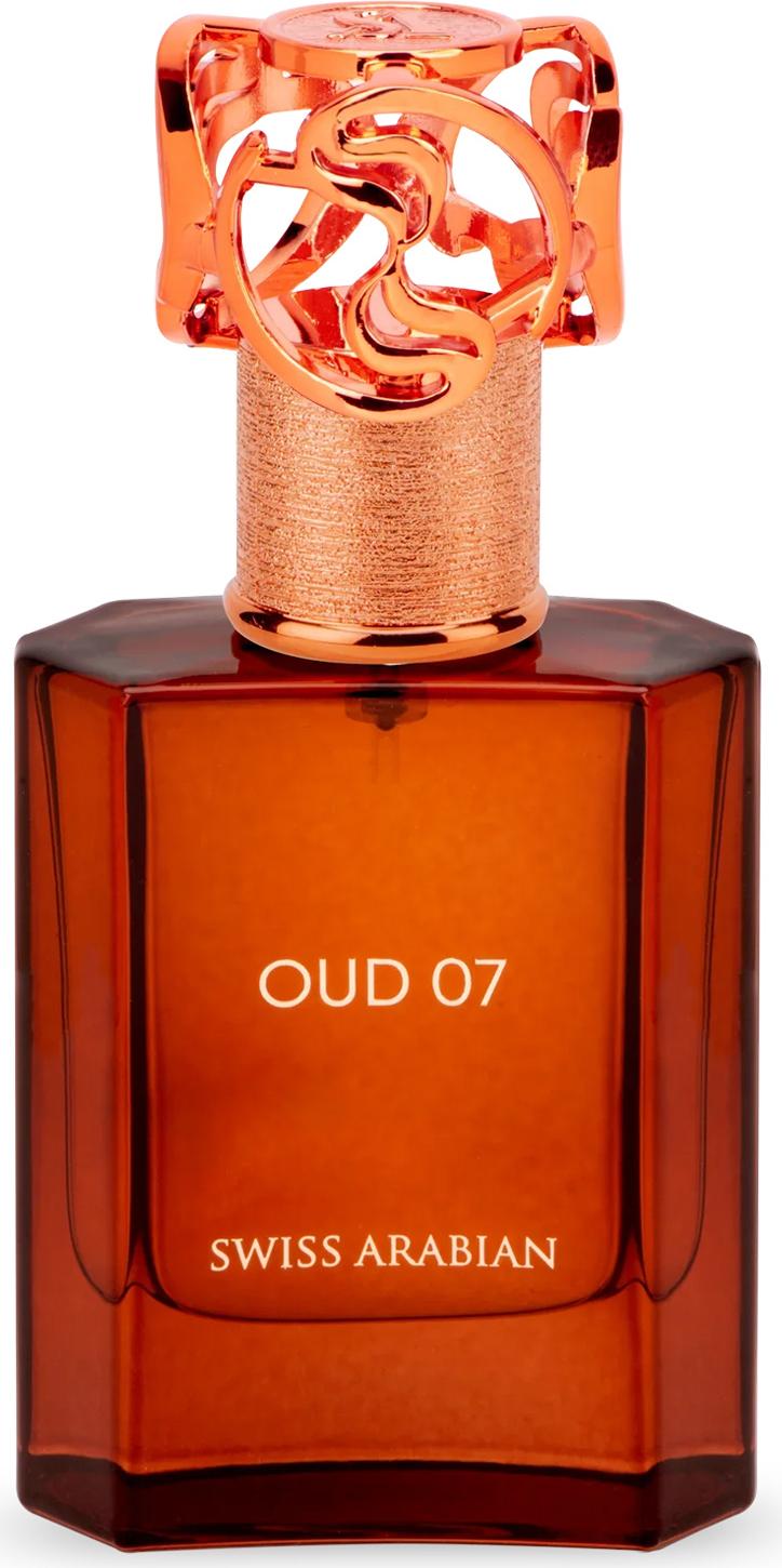 Flacon wody perfumowanej Swiss Arabian Oud 07 50ml - luksusowe perfumy unisex o orientalno-gourmandowej kompozycji z oudem i szafranem